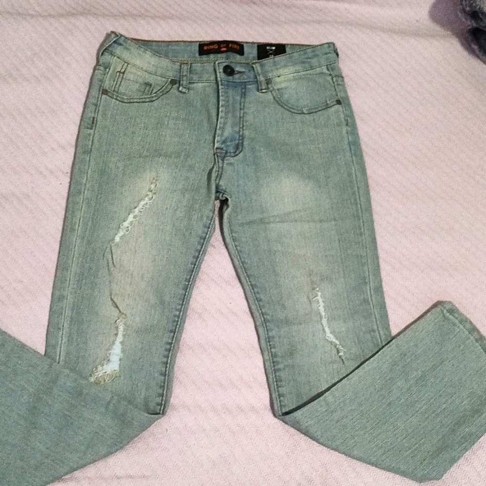 Ring of Fire Distressed Jeans